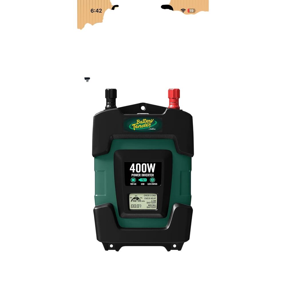 Battery Tender 400 Watt Power Inverter - 12 Volt DC to 115 Volt AC Car Inverte